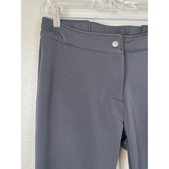 Obermeyer Ladies Womens Snow Ski‎ Pants Black Short 10 Soft Shell Boot Cut - Picture 2 of 10